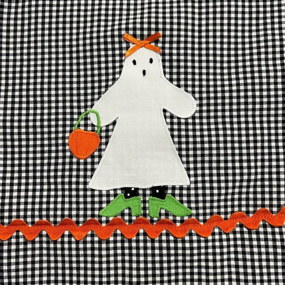 Funtasia Too! 12m Reversible Halloween Ghost / Pink Car Appliqué Dress
